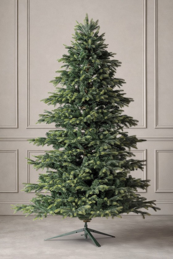 Sztuczna choinka Oregon Mix PE 240 cm w oświetleniu LED