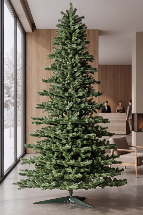 Sztuczna choinka Slim Line PVC 270 cm | Wiecznie Żywe Choinki