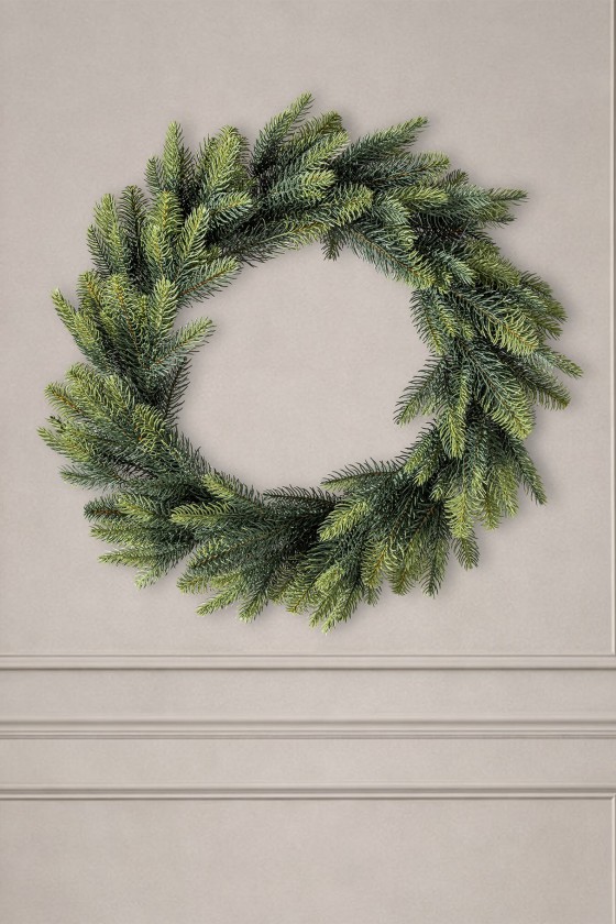 Wianek Nevada II 100% PE 80 cm | Wiecznie Żywe Choinki