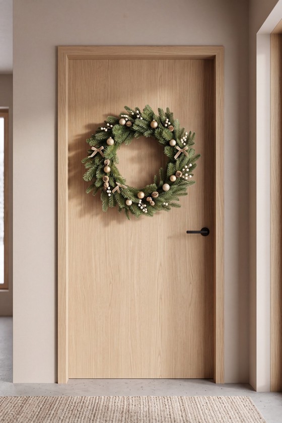 Wianek Noel Mix PE 80 cm | Wiecznie Żywe Choinki