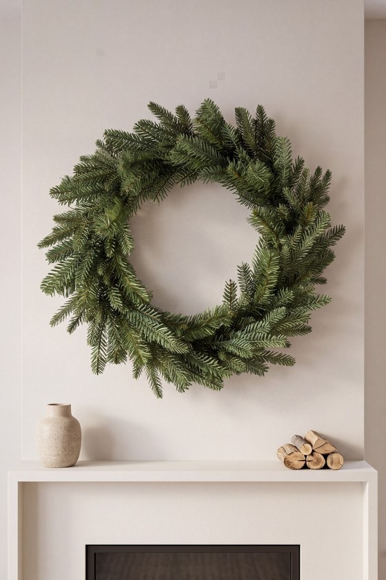 Wianek Noel Mix PE 80 cm | Wiecznie Żywe Choinki