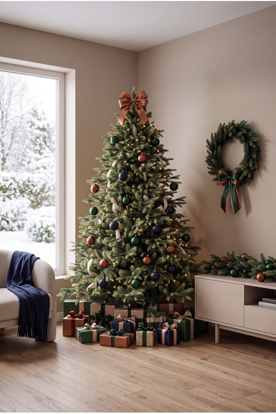 Zestaw świąteczny Nevada II mix PE 210cm | Wiecznie Żywe Choinki