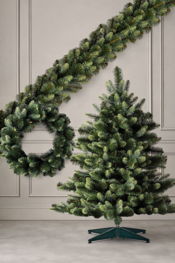 Zestaw świąteczny Rocky mix PE 120cm | Wiecznie Żywe Choinki