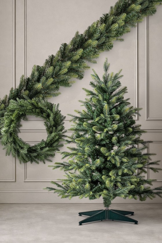 Zestaw świąteczny Nevada II mix PE 120cm | Wiecznie Żywe Choinki