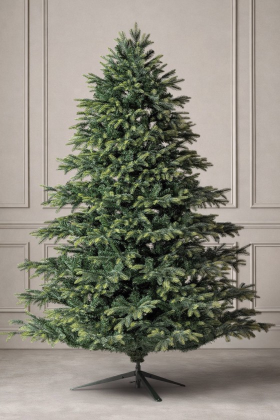 Sztuczna choinka Nebraska Mix PE 180 cm w oświetleniu LED