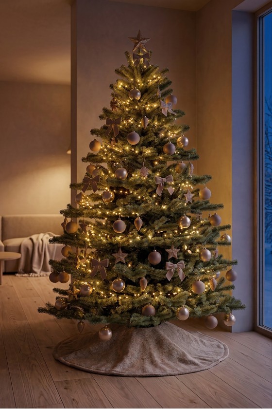 Sztuczna choinka Exclusive 180 cm w oświetleniu LED