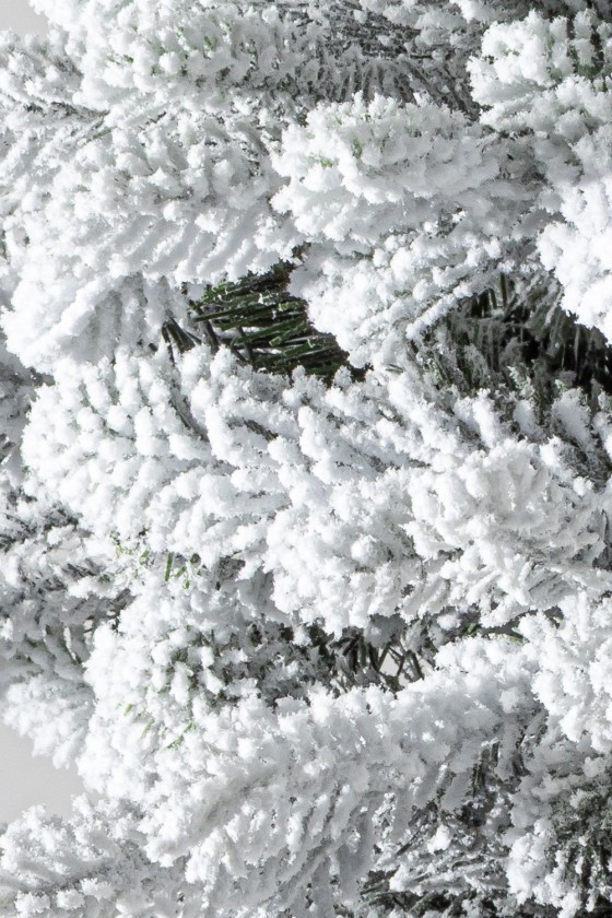 Wianek Denali ośnieżony 80 cm | Wiecznie Żywe Choinki