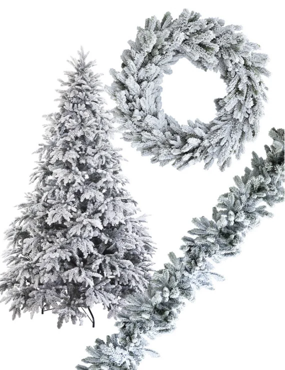 SET Noel mix PE 210cm ośnieżony