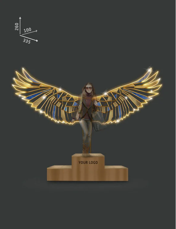 Skrzydła selfie 335x260x100cm