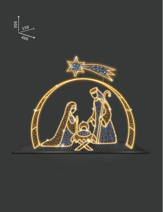 Szopka Bożonarodzeniowa/Nativity_scene_400x300x150