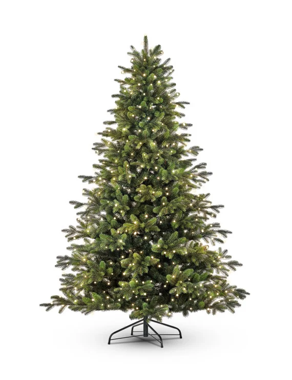 Choinka Nevada II mix PE 240cm w oświetleniu