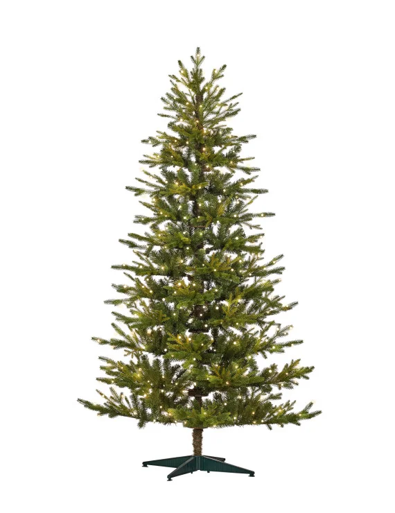 Choinka Premium mix PE 240cm w oświetleniu